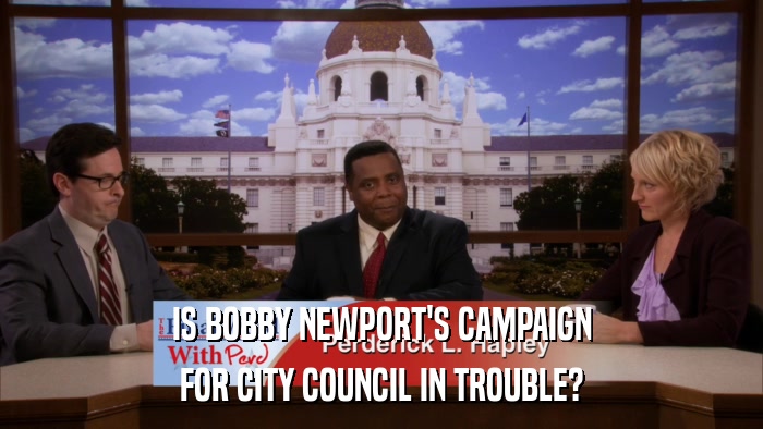IS BOBBY NEWPORT'S CAMPAIGN FOR CITY COUNCIL IN TROUBLE? 