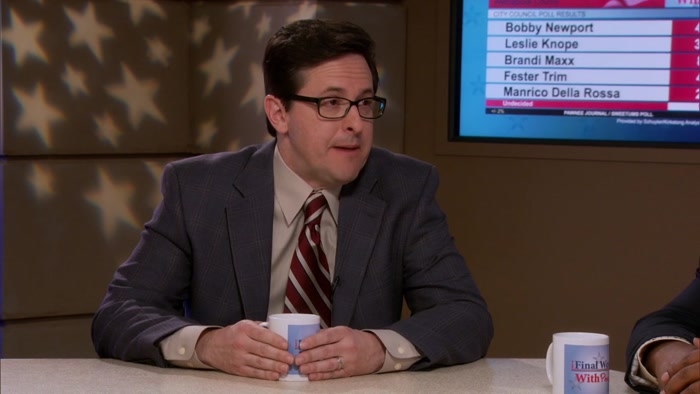 TO HER CAMPAIGN MANAGER, BEN WYATT. 