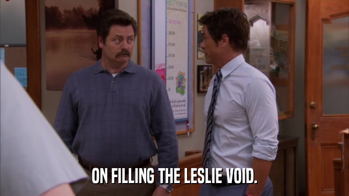 ON FILLING THE LESLIE VOID.  