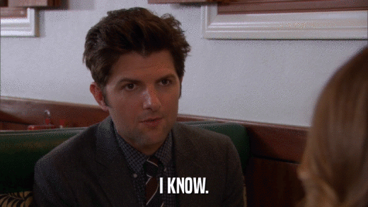 I KNOW.  