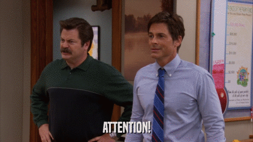 ATTENTION!  