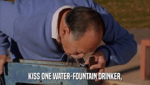 KISS ONE WATER-FOUNTAIN DRINKER,  