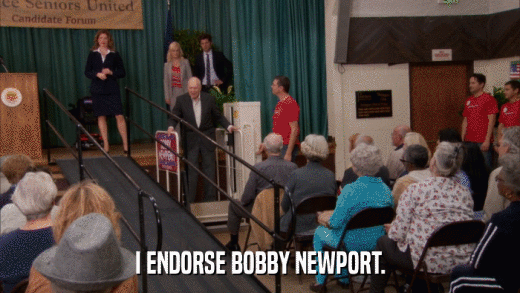 I ENDORSE BOBBY NEWPORT.  