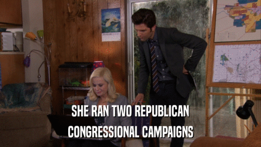 SHE RAN TWO REPUBLICAN CONGRESSIONAL CAMPAIGNS 