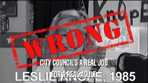 CITY COUNCIL'S A REAL JOB FOR A REAL ADULT. 