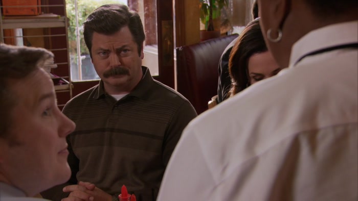 I'LL HAVE THE, UH, SPINACH SALAD. 