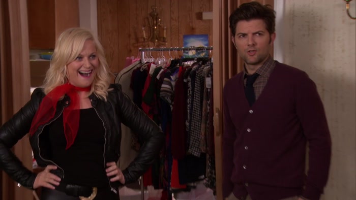 - OH! - ARE YOU HITTING ON LESLIE... 