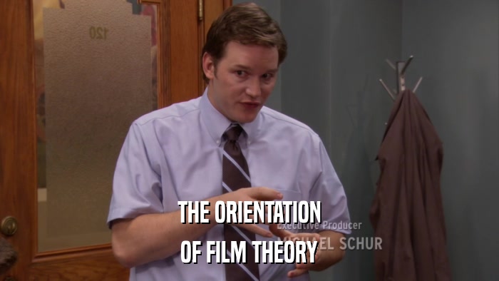 THE ORIENTATION OF FILM THEORY 