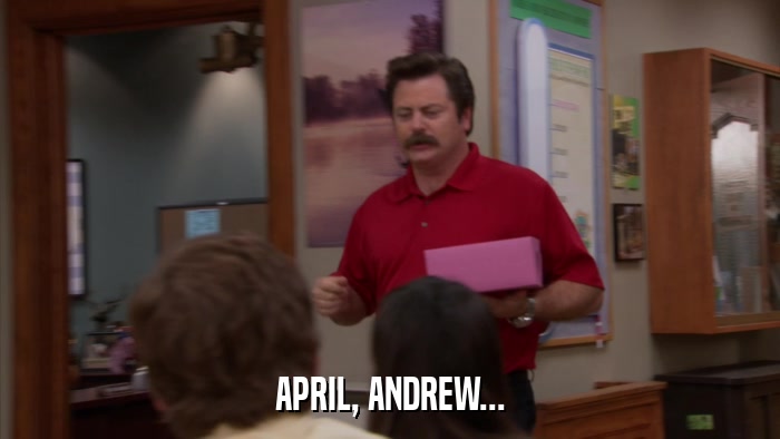 APRIL, ANDREW...  