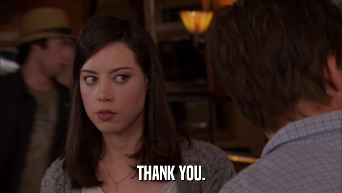 THANK YOU.  