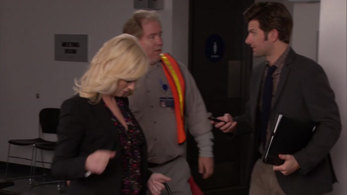 HEY, FOR LESLIE KNOPE, ANYTIME. 