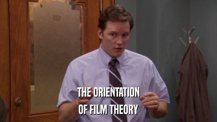 THE ORIENTATION OF FILM THEORY 