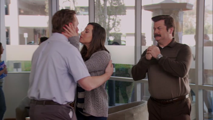 - CONGRATS, BABE. - YEAH! MMM! 