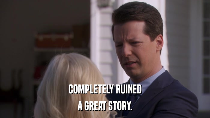 COMPLETELY RUINED A GREAT STORY. 