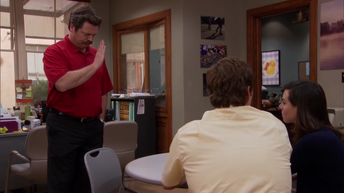 DUDE, RON...YOU HAVE TO TELL HIM WHAT HAPPENED. 