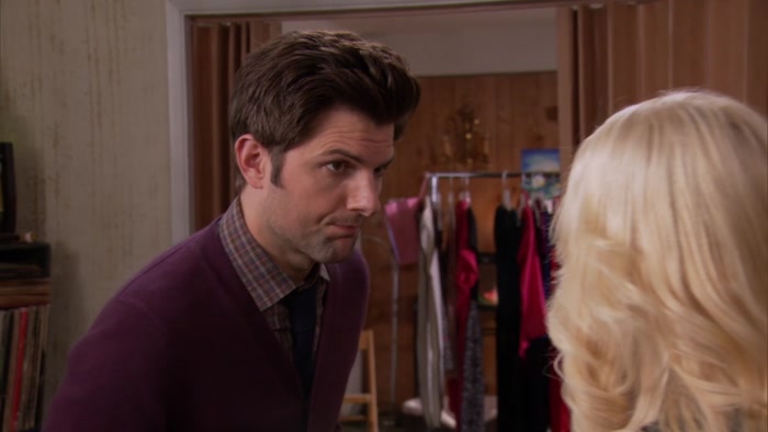 HEY, LESLIE, GIVE YOU A RIDE HOME? 