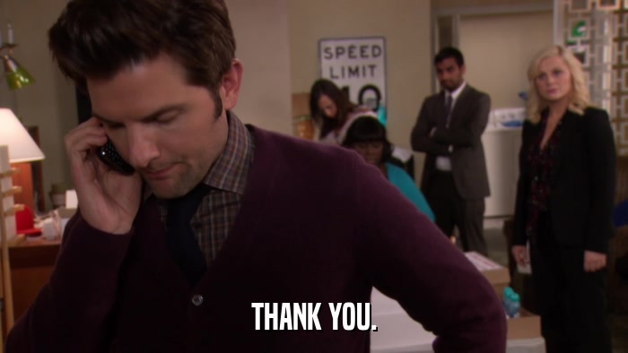 THANK YOU.  
