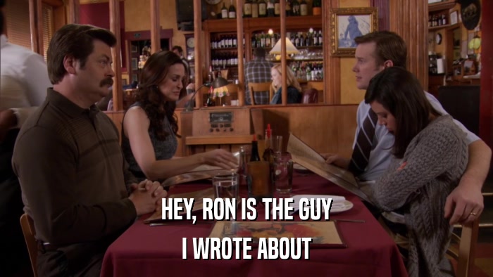 HEY, RON IS THE GUY I WROTE ABOUT 