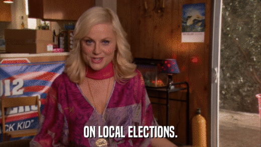 ON LOCAL ELECTIONS.  