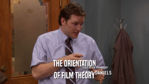 THE ORIENTATION OF FILM THEORY 