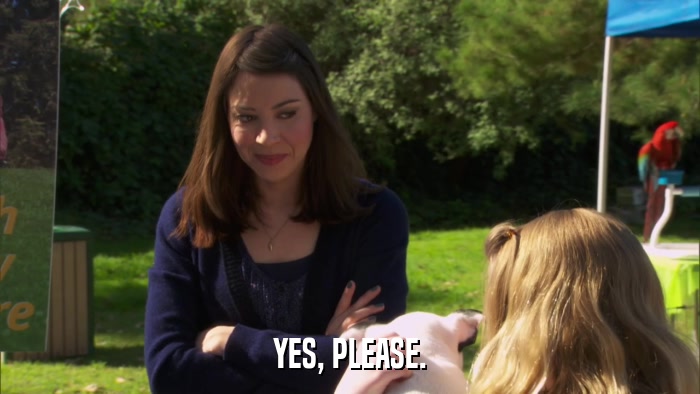YES, PLEASE.  