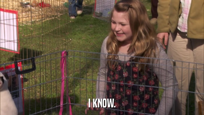 I KNOW.  