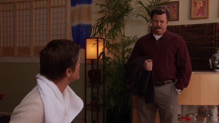 RON, YOU'VE RADIATED MINDFULNESS. 