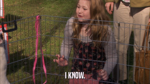 I KNOW.  