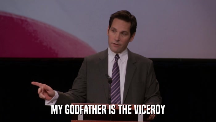 MY GODFATHER IS THE VICEROY  