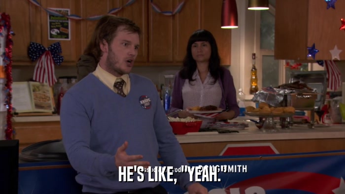 HE'S LIKE, 