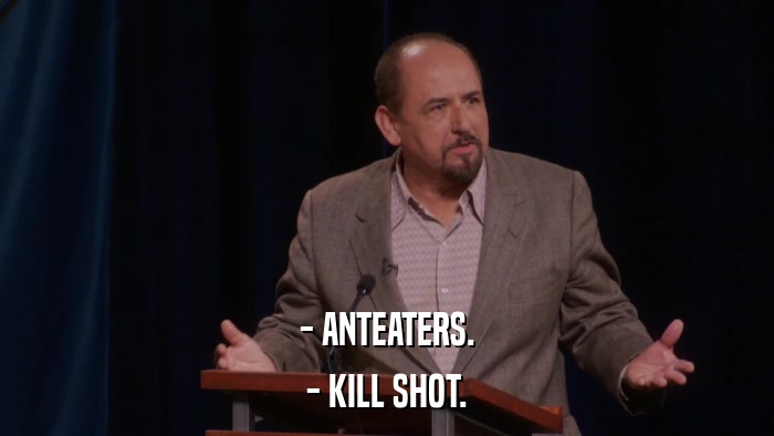 - ANTEATERS. - KILL SHOT. 