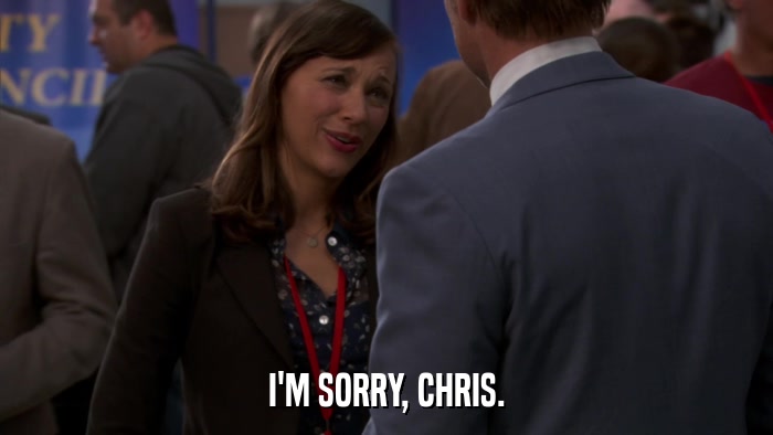 I'M SORRY, CHRIS.  