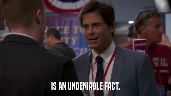 IS AN UNDENIABLE FACT.  