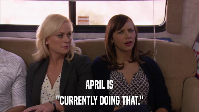 APRIL IS 
