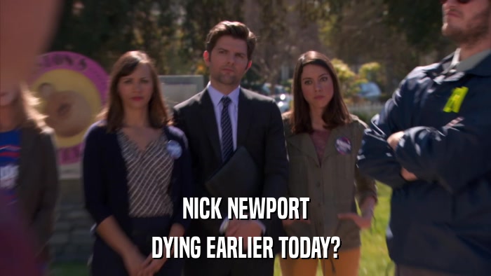 NICK NEWPORT DYING EARLIER TODAY? 