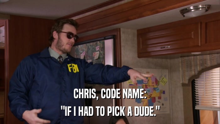 CHRIS, CODE NAME: 