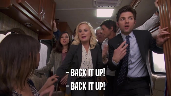 - BACK IT UP! - BACK IT UP! 