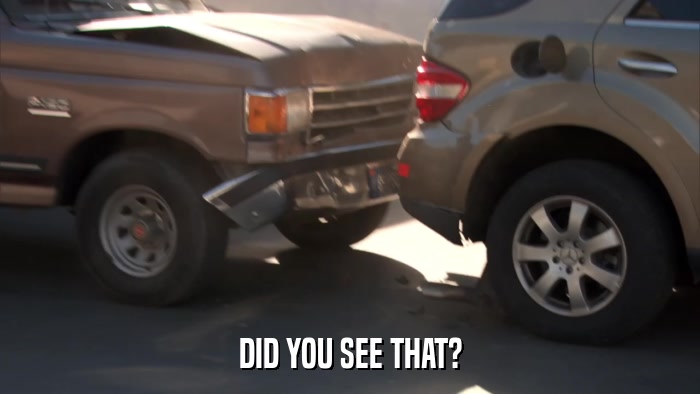 DID YOU SEE THAT?  