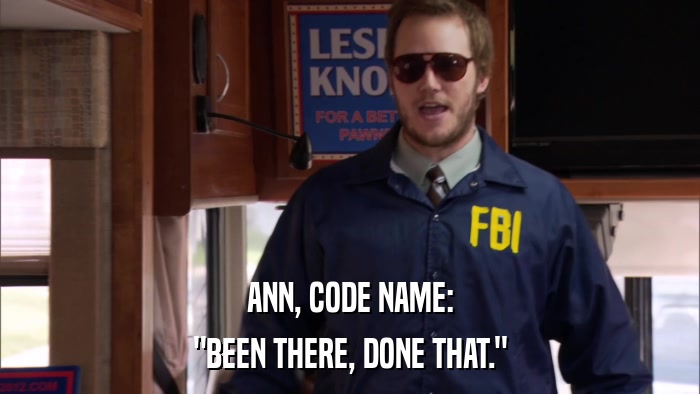 ANN, CODE NAME: 