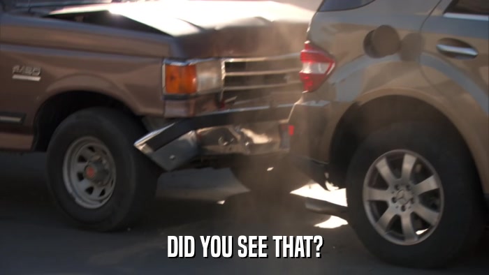 DID YOU SEE THAT?  