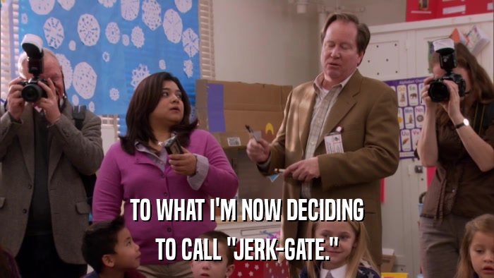 TO WHAT I'M NOW DECIDING TO CALL 