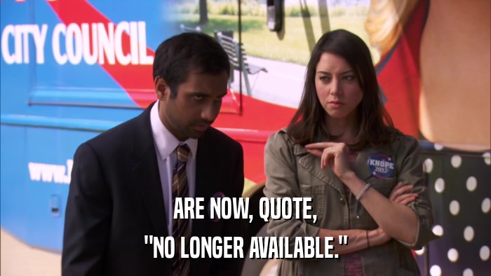 ARE NOW, QUOTE, 