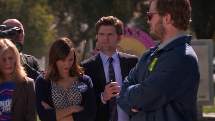 AND--AND TOGETHER WE CAN BUILD A BETTER PAWNEE. 