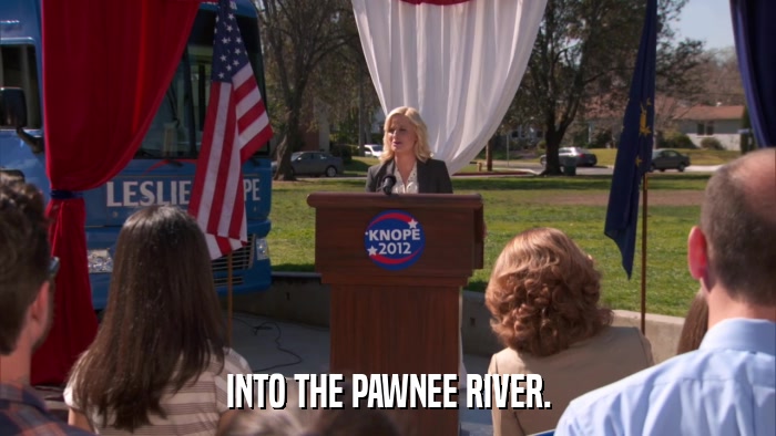 INTO THE PAWNEE RIVER.  