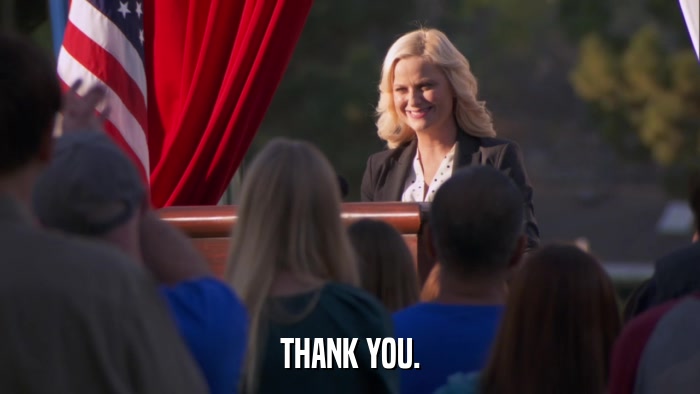THANK YOU.  