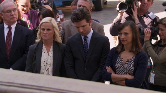 LESLIE KNOPE. WILL YOU COME UP HERE? 