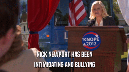 NICK NEWPORT HAS BEEN INTIMIDATING AND BULLYING 