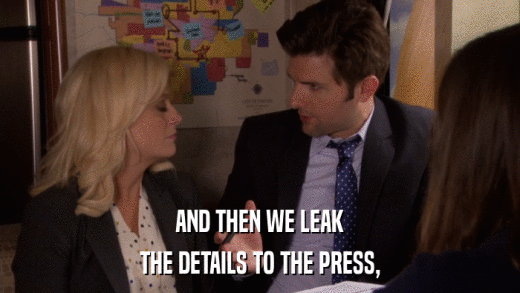 AND THEN WE LEAK THE DETAILS TO THE PRESS, 