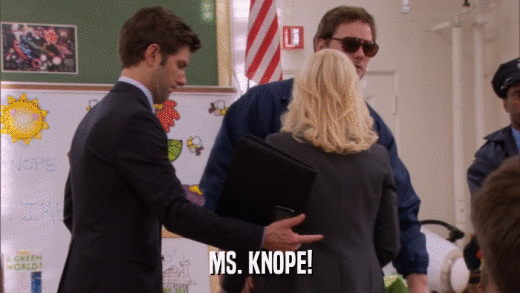 MS. KNOPE!  