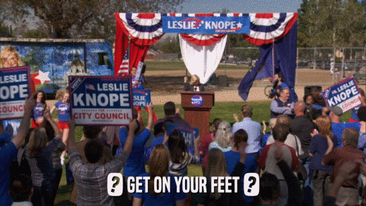 ? GET ON YOUR FEET ?  